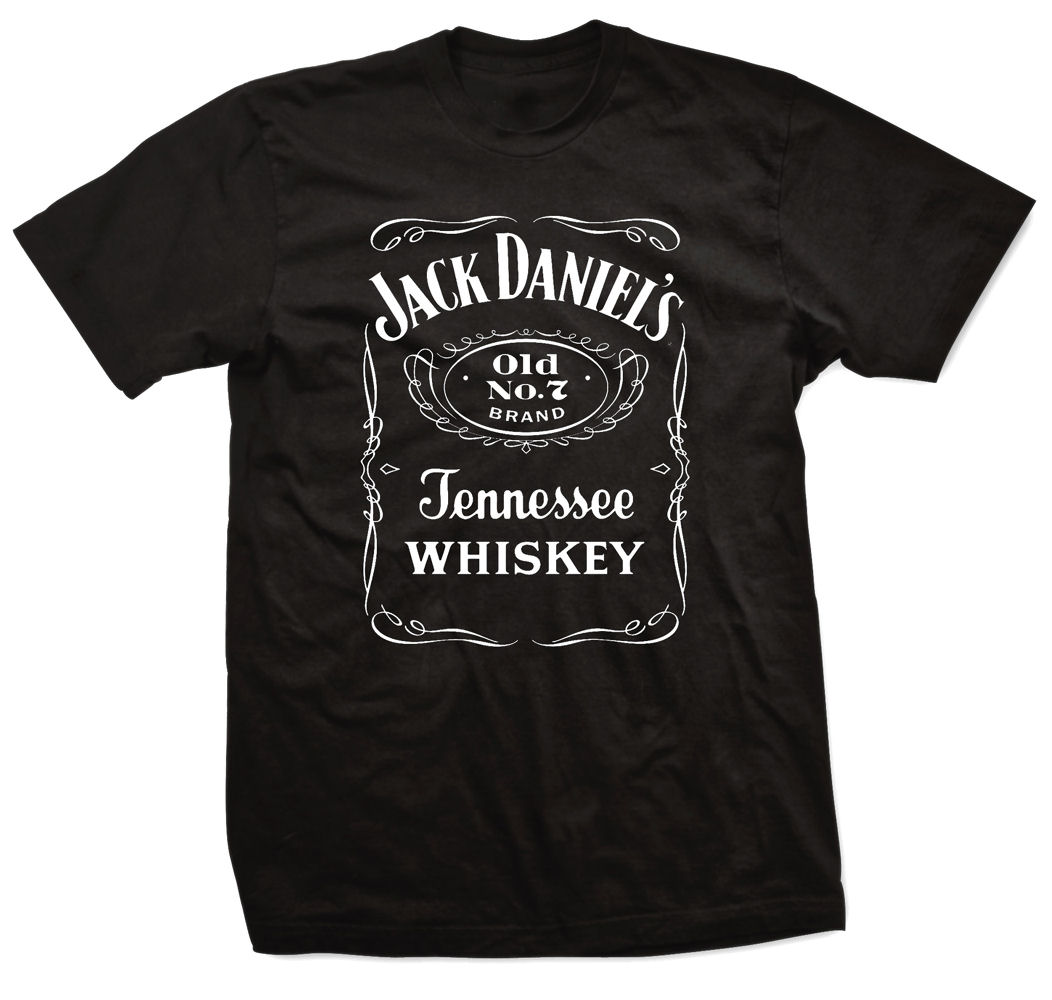 Jack Daniels Label (Black) T-Shirt