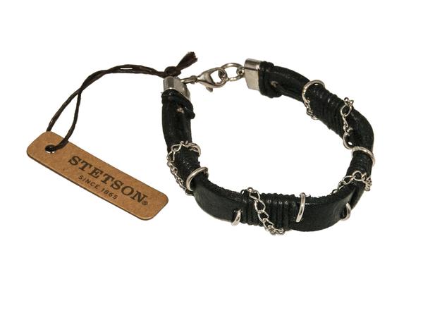 Black Stetson Wristband Boxed