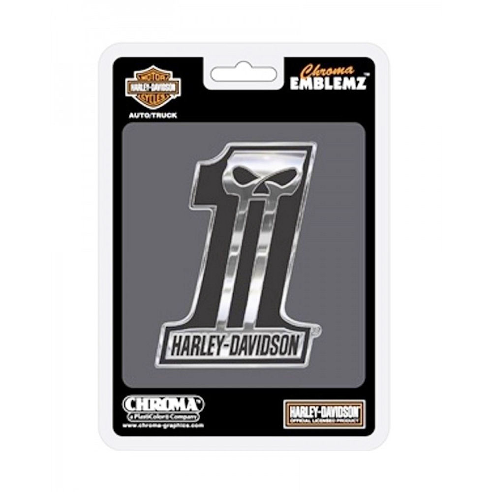 Harley Davidson No.1 Auto Emblem
